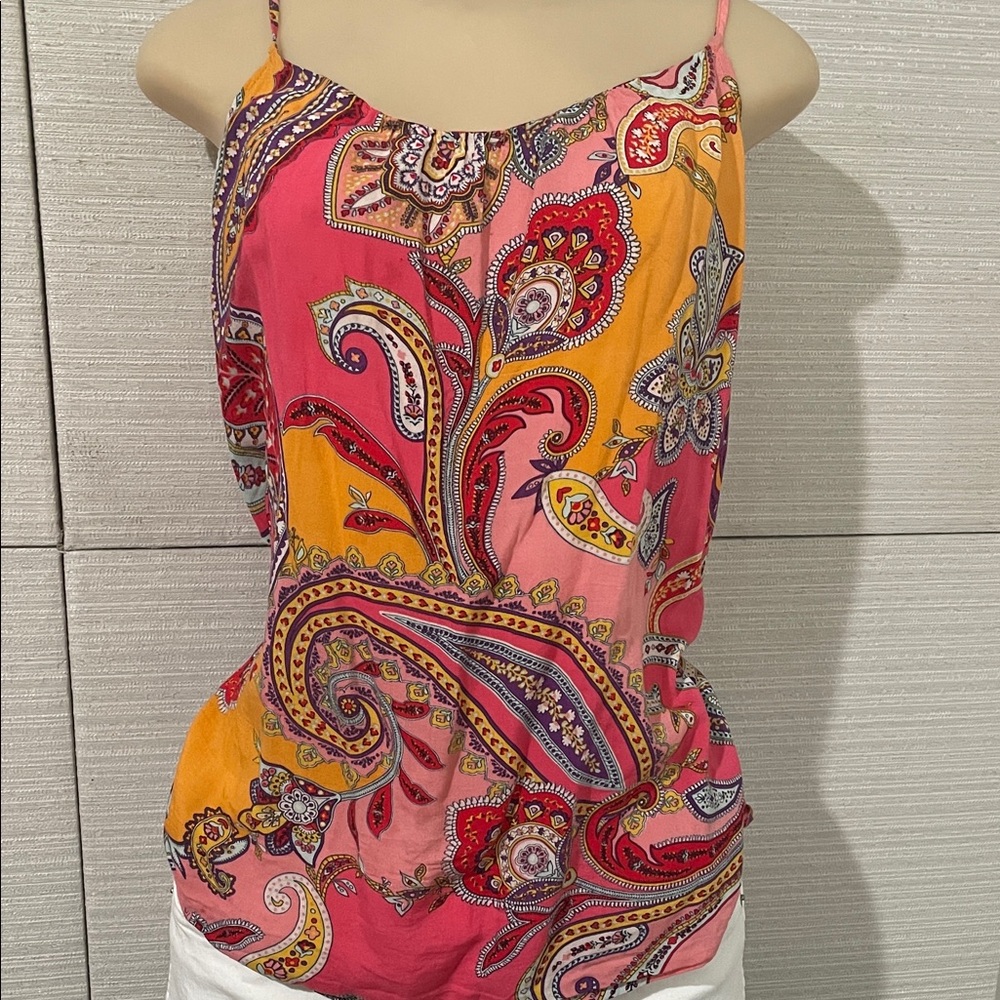 Old Navy Multicolor Paisley Blouse